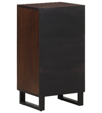 Sideboard Braun 40x34x75 cm Massivholz Mango