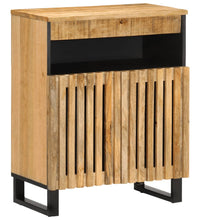 Sideboard 60x34x75 cm Raues Massives Mangoholz