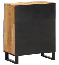 Sideboard 60x34x75 cm Raues Massives Mangoholz