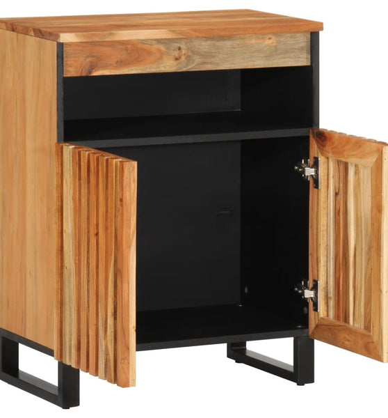 Sideboard 60x34x75 cm Massivholz Akazie