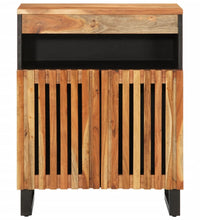 Sideboard 60x34x75 cm Massivholz Akazie