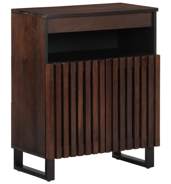 Sideboard Braun 60x34x75 cm Massivholz Mango