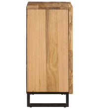 Sideboard 60x34x75 cm Raues Massives Mangoholz