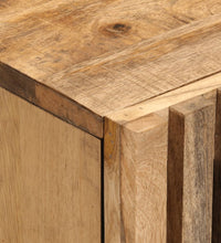 Sideboard 60x34x75 cm Raues Massives Mangoholz