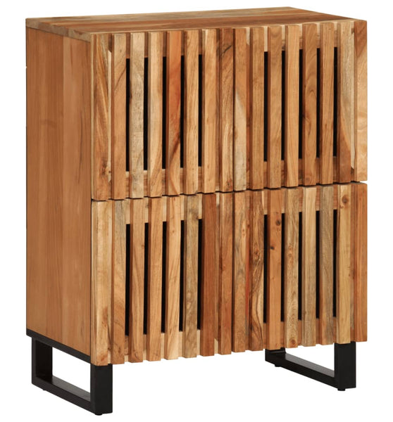 Sideboard 60x34x75 cm Massivholz Akazie