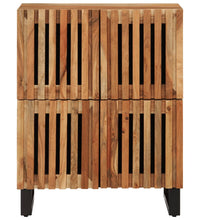 Sideboard 60x34x75 cm Massivholz Akazie