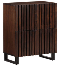 Sideboard Braun 60x34x75 cm Massivholz Mango