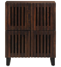 Sideboard Braun 60x34x75 cm Massivholz Mango