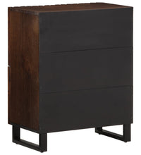 Sideboard Braun 60x34x75 cm Massivholz Mango