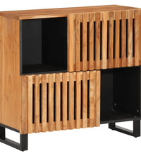 Sideboard 80x34x75 cm Massivholz Akazie