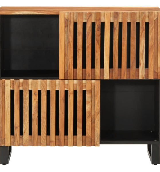 Sideboard 80x34x75 cm Massivholz Akazie