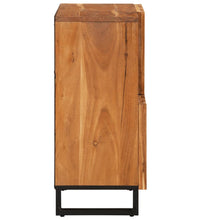 Sideboard 80x34x75 cm Massivholz Akazie