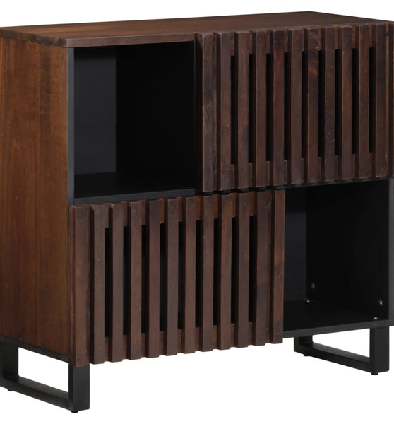 Sideboard Braun 80x34x75 cm Massivholz Mango