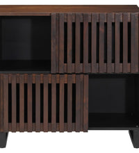 Sideboard Braun 80x34x75 cm Massivholz Mango