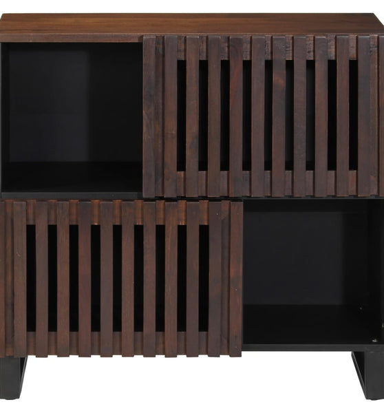 Sideboard Braun 80x34x75 cm Massivholz Mango