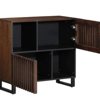 Sideboard Braun 80x34x75 cm Massivholz Mango