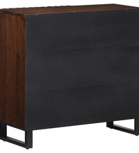 Sideboard Braun 80x34x75 cm Massivholz Mango