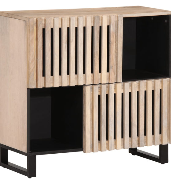 Sideboard 80x34x75 cm Massivholz Mango