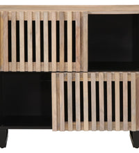 Sideboard 80x34x75 cm Massivholz Mango