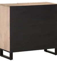 Sideboard 80x34x75 cm Massivholz Mango