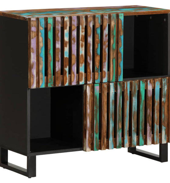 Sideboard 80x34x75 cm Massivholz Akazie