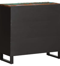 Sideboard 80x34x75 cm Massivholz Akazie