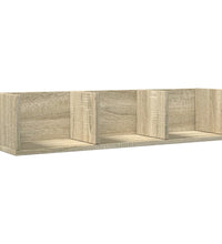 Wandschränke 2 Stk. Sonoma-Eiche 75x18x16,5 cm Holzwerkstoff