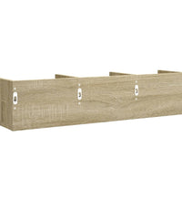 Wandschränke 2 Stk. Sonoma-Eiche 75x18x16,5 cm Holzwerkstoff