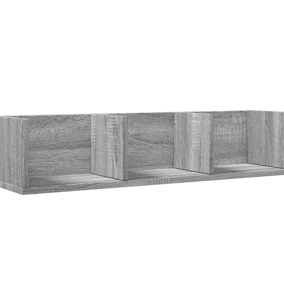 Wandschrank Grau Sonoma-Eiche 75x18x16,5 cm Holzwerkstoff