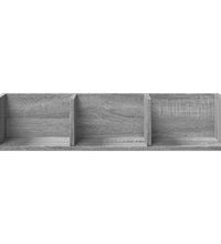 Wandschrank Grau Sonoma-Eiche 75x18x16,5 cm Holzwerkstoff