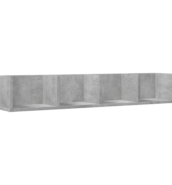 Wandschrank Betongrau 99x18x16,5 cm Holzwerkstoff