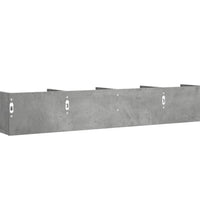 Wandschränke 2 Stk. Betongrau 99x18x16,5 cm Holzwerkstoff