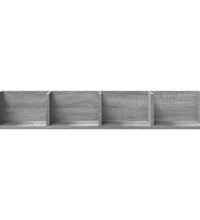 Wandschrank Grau Sonoma 99x18x16,5 cm Holzwerkstoff