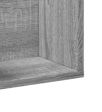 Wandschrank Grau Sonoma 99x18x16,5 cm Holzwerkstoff