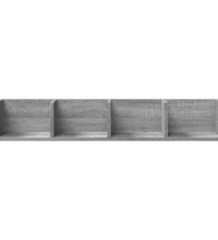 Wandschränke 2 Stk. Grau Sonoma 99x18x16,5 cm Holzwerkstoff
