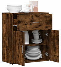 Sideboard Räuchereiche 60x31x70 cm Holzwerkstoff