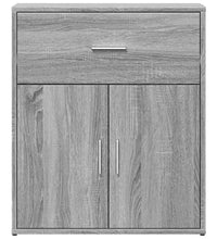 Sideboard Grau Sonoma-Eiche 60x31x70 cm Holzwerkstoff