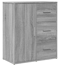 Sideboard Grau Sonoma-Eiche 60x31x70 cm Holzwerkstoff