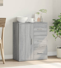 Sideboard Grau Sonoma-Eiche 60x31x70 cm Holzwerkstoff