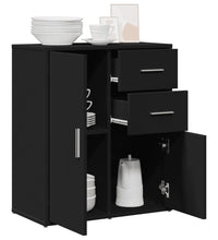 Sideboard Schwarz 60x31x70 cm Holzwerkstoff