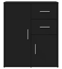 Sideboard Schwarz 60x31x70 cm Holzwerkstoff