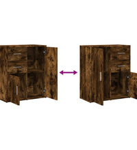 Sideboard Räuchereiche 60x31x70 cm Holzwerkstoff