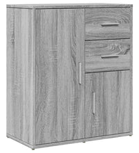 Sideboard Grau Sonoma-Eiche 60x31x70 cm Holzwerkstoff