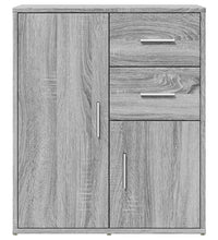 Sideboard Grau Sonoma-Eiche 60x31x70 cm Holzwerkstoff