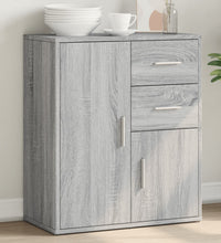 Sideboard Grau Sonoma-Eiche 60x31x70 cm Holzwerkstoff