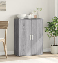 Sideboard Grau Sonoma 60x31x84 cm Holzwerkstoff