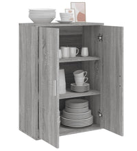 Sideboard Grau Sonoma 60x31x84 cm Holzwerkstoff