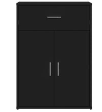 Sideboard Schwarz 60x30x84 cm Holzwerkstoff