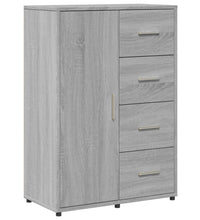 Sideboard Grau Sonoma 60x31x84 cm Holzwerkstoff