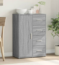 Sideboard Grau Sonoma 60x31x84 cm Holzwerkstoff